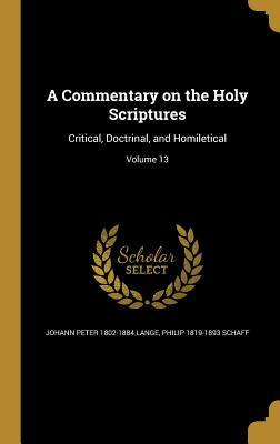 Read A Commentary on the Holy Scriptures: Critical, Doctrinal, and Homiletical; Volume 13 - Johann Peter Lange | ePub