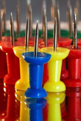 Read Colored Pins Pointy Side Up: Blank 150 Page Lined Journal for Your Thoughts, Ideas, and Inspiration - NOT A BOOK file in ePub